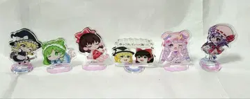 동방 Project 아크릴 스탠드 아크릴 러버 키링 트레이딩 카드