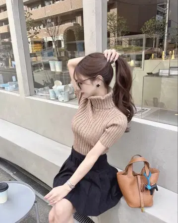 lumignon 터틀넥 니트 루미뇽