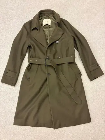 매킨토시 빔즈 별주 라이트 멜톤 트렌치 사이즈 34