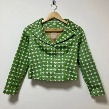 일본제 시빌라 자켓 가을 그린 자수 어른 고급 고급