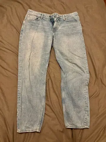 REGULAR TAPERED 라이트 블루 데님 34/30