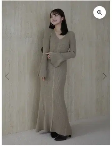 [ 완판 택 포함 새상품 ] anuans 세미 머메이드 니트 원피스