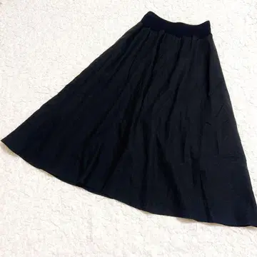 [ 새상품급 ] BEARDSLEY 린넨 스커트 블랙