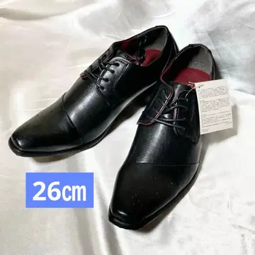 새상품 하자품 특가 블랙 비즈니스 슈즈 26.0cm luminio