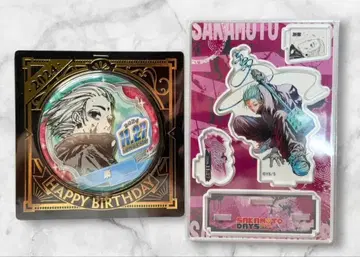 사카모토 데이즈 낙 생일 명장면 디오라마 피규어 캔뱃지