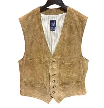 GAP 스웨이드 가죽 베스트 올드GAP 90s 00s 빈티지