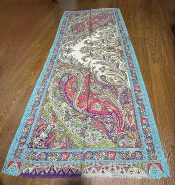 중고품 ETRO 페이즐리 무늬 스톨