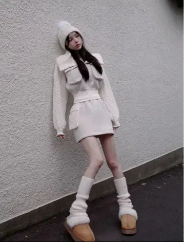 darich 니트 콤비 맨투맨 셋업