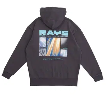 SnowMan RAYS 그래픽 후디 다크 그레이 후드티