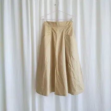 LOWRYS FARM 새상품 택 포함 롱 스커트/F/베이지