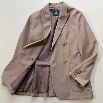 [ 나노 유니버스 ] 테일러드 자켓 골드 버튼 베이지 38