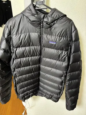 patagonia 블랙 다운 자켓