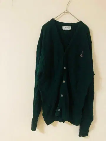 IZOD 다크 그린 가디건