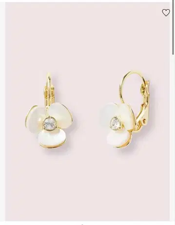 kate spade 디스코 팬지 레버백 이어링