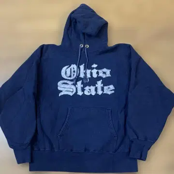 80s OHIO 네이비 챔피온 리버스 위브 후드티