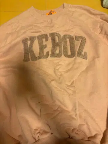 KEBOZ 핑크 맨투맨 L
