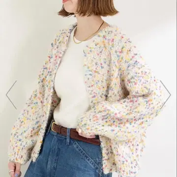 컨디션 최상 포코포코얀 믹스 2way 가디건 B.C STOCK