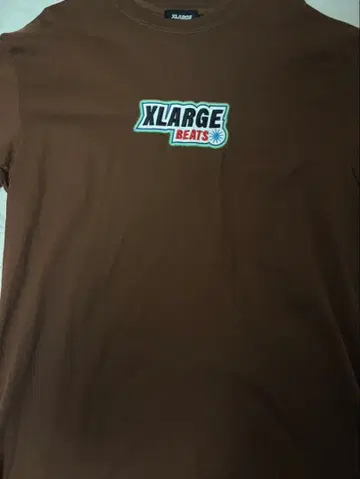 XLARGE BEATS 로고 T셔츠 L 사이즈 브라운