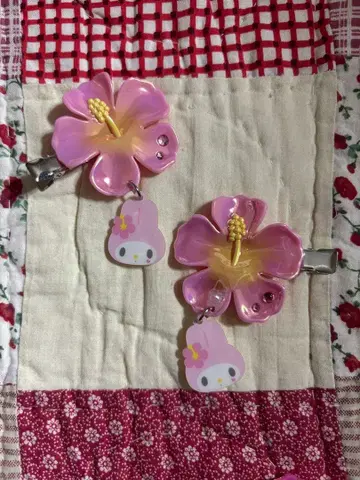 헤이세이 코갸루 시리즈 마이멜로디 헤어 클립 2개 세트