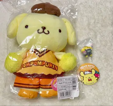 산리오 폼폼푸딩 마스코트 캔뱃지