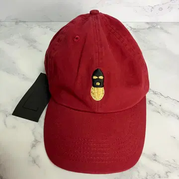 [ 미사용 새상품 ] PMCV 피넛 갱 캡 크림슨 빨간색 BAD HOP