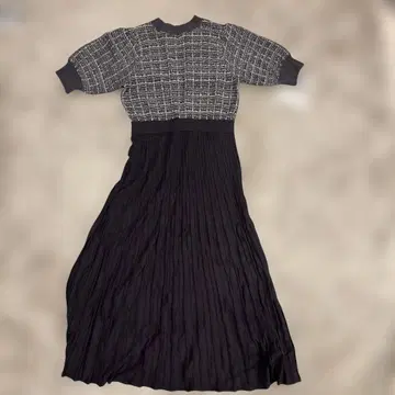 원피스 natural beauty basic 그레이 트위드