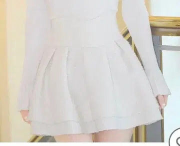 미셸 마카롱 트위드 슬림 레그 스커트 xs 트위드 머리띠