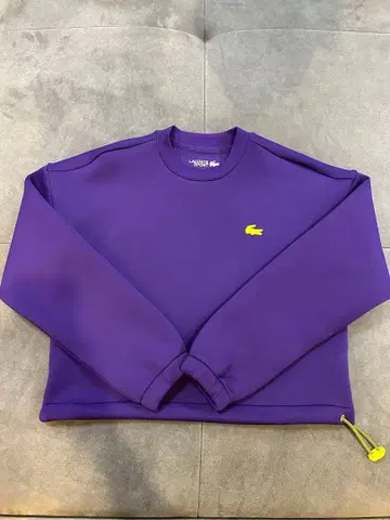 [ 새상품급 미사용품 ] 라코스테 맨투맨 와이드 & 숏 테크니컬 맨투맨
