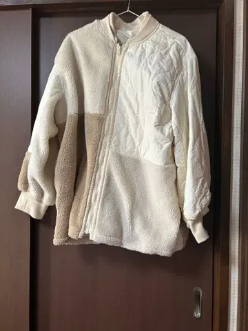안티카 아이보리/베이지 패치워크 자켓