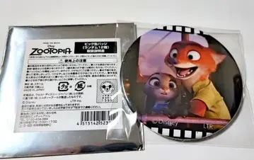 주토피아 카페 빅 캔뱃지 닉 주디