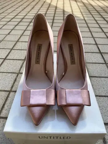 펌프스 하이힐 ZARA 핑크