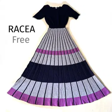 새상품급 [ 라시아 ] 롱 플리츠 원피스 반팔 F 프리 사이즈(SML)