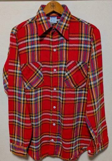 70s BIG MAC 빅맥 긴팔 플란넬 셔츠