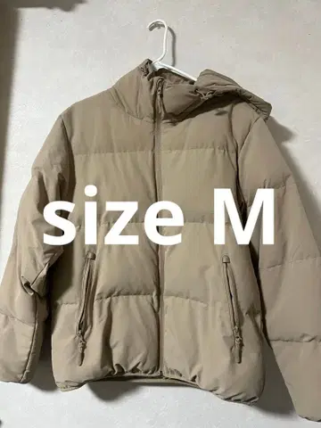 지유 GU 여성용 겨울 후드 부착 아우터 다운 M