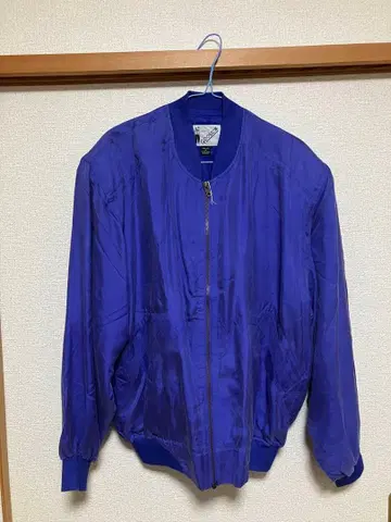 GOOUCH 100% 실크 보라색 점퍼