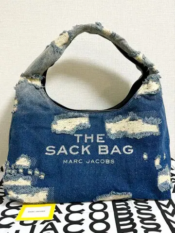 새상품 마크제이콥스 립 앤 리페어 데님색 백 인디고