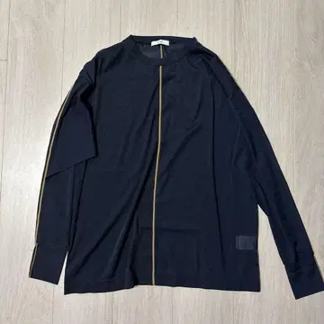 CLANE 라인 시어 롱 슬리브 탑 프리 사이즈