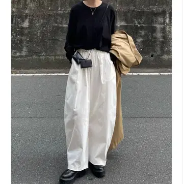 FASHIRU smooth cotton loose tapered