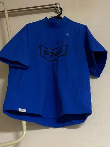 PING 반팔 골프웨어 파랑 사이즈 m