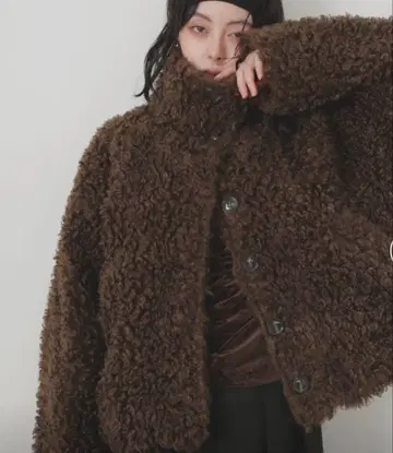 보아 자켓 브라운 FREE 사이즈