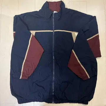 나일론 자켓 네이비 버건디