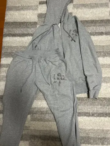 1PIU1UGUALE3 RELAX 우노피우 맨투맨 셋업 그레이 L