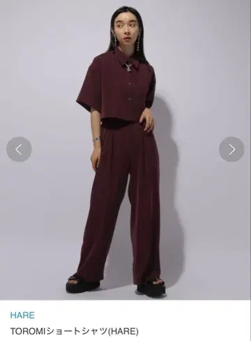 HARE 숏 셔츠 셋업