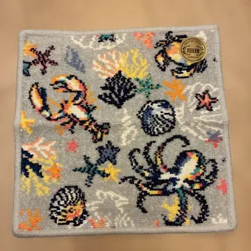 FEILER 해양 생물 패턴 손수건