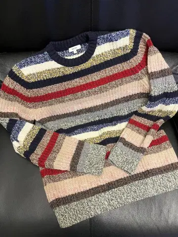 REISS 멀티 컬러 스트라이프 니트 S
