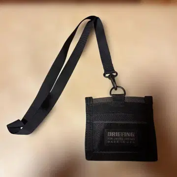 BRIEFING 블랙 패스 케이스 유나이티드 애로우즈 별주