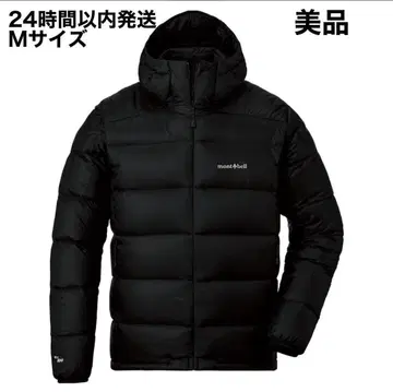 새상품급 mont-bell 라이트 알파인 다운 파카 M 블랙