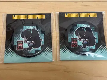 림버스 컴퍼니 글리터 캔뱃지 홍루 2점