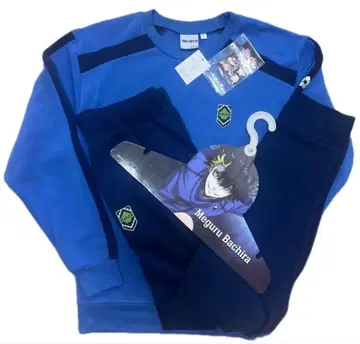 새상품 L 사이즈 블루 록 돈키 룸웨어 상하의