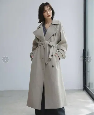 anuans 울 트렌치코트 2024AW